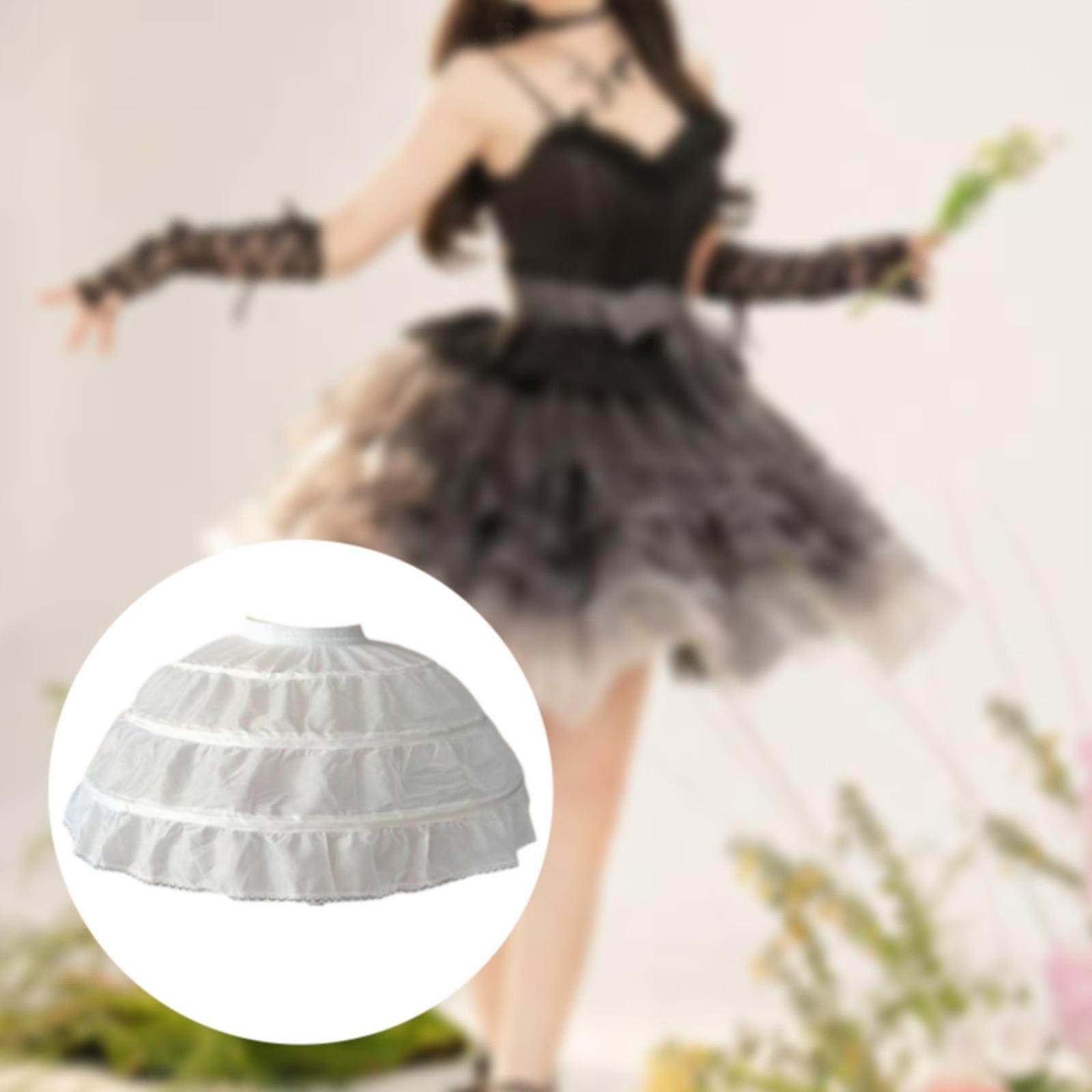 Hoops Petticoat Bustle Lolita Fancy Dress Trendy Underwear for Prom Role Playing