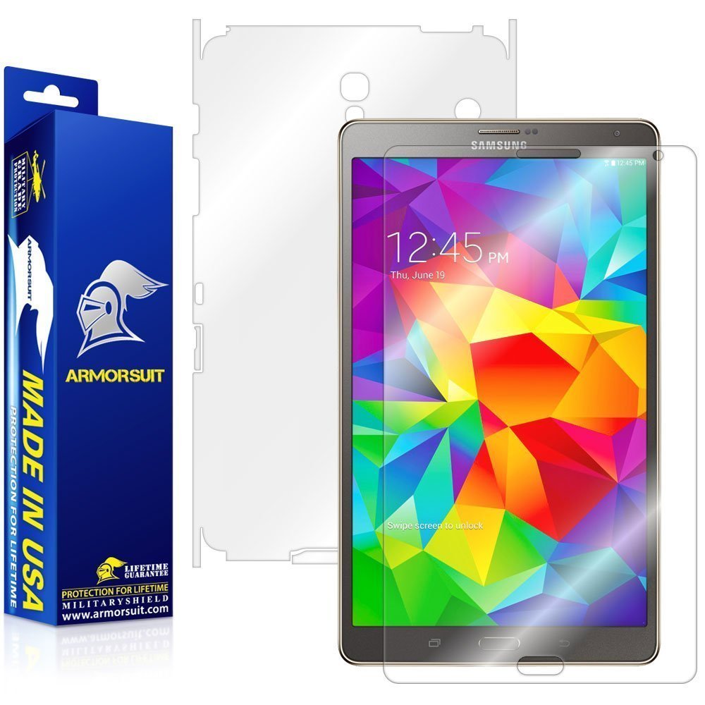 ArmorSuit Samsung Galaxy Tab S 8.4 LTE Screen Protector + Full Body Skin USA