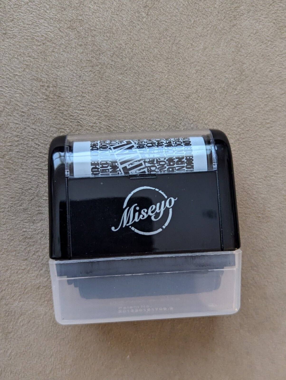 Miseyo I. D. Protection roller stamp with 3 refills and instructions