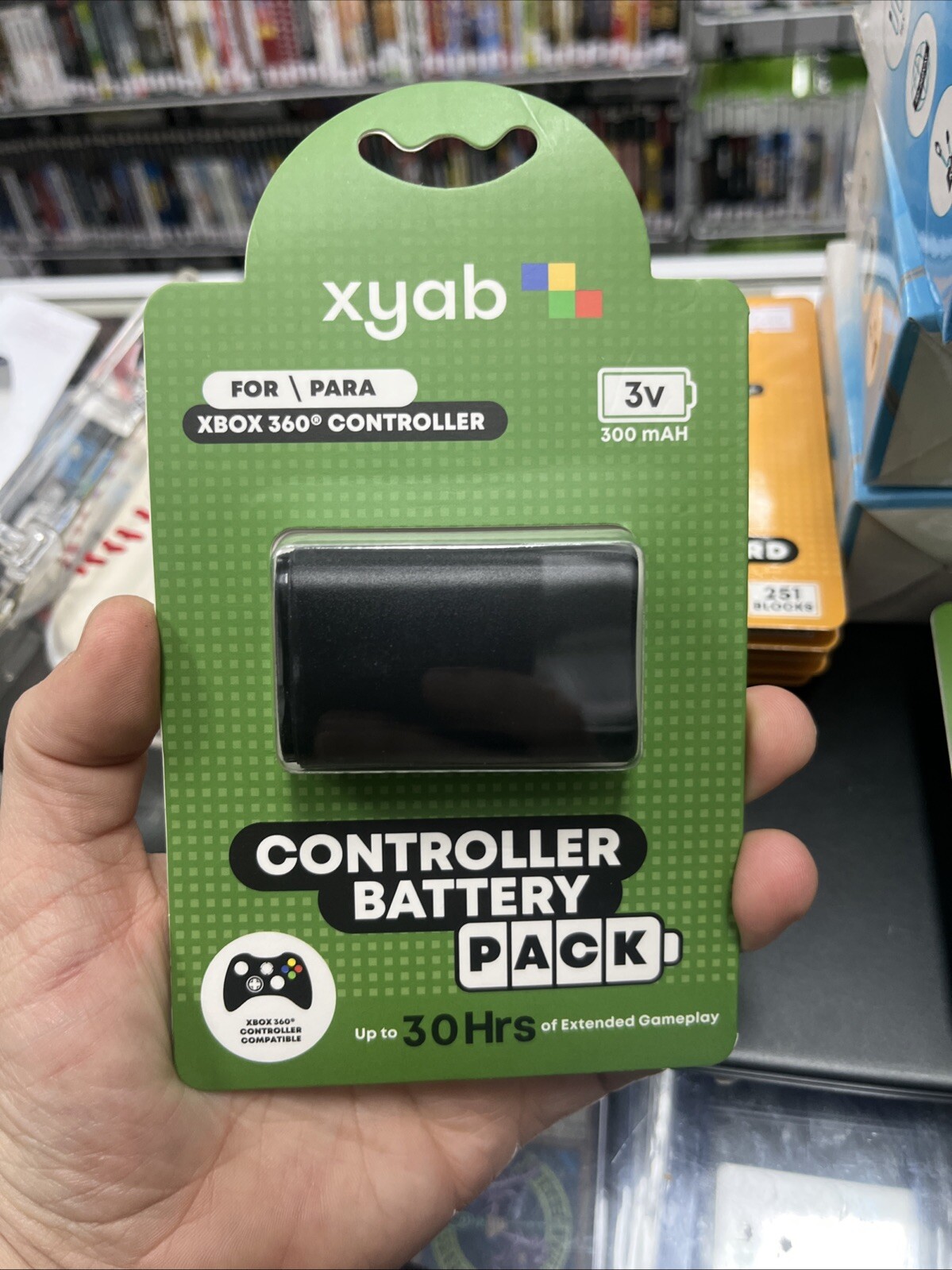 Rechargeable Controller Battery Pack For Xbox 360 Controller 300 maH Brand New