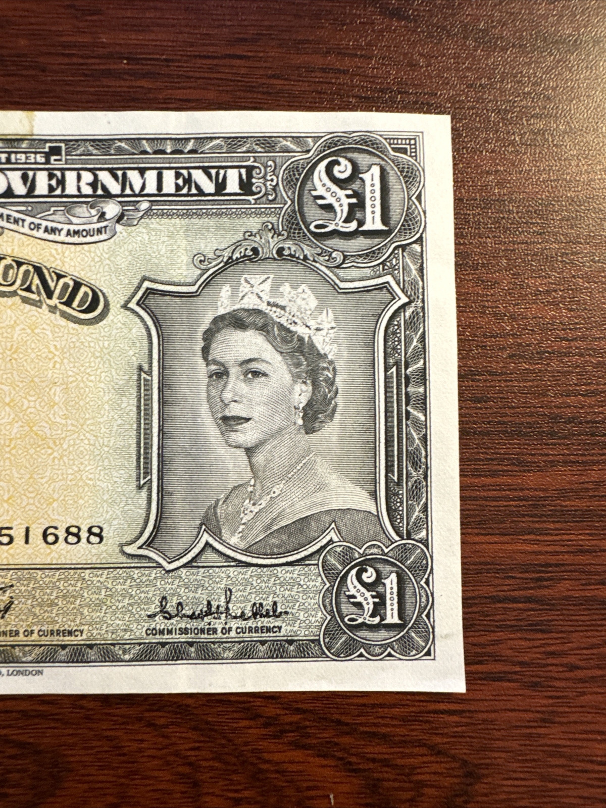 1953 Bahamas One Pound Note