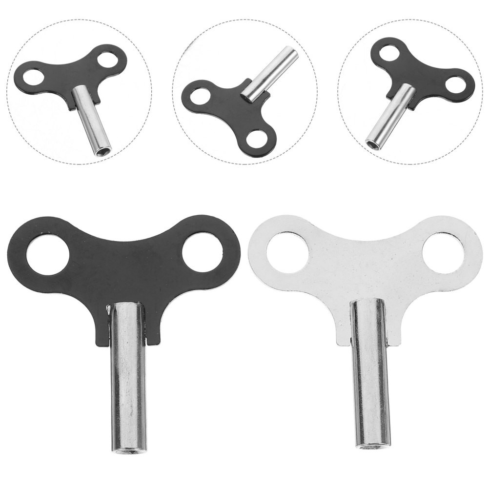 2 Pcs Clock Keys Practical Convenient Winders Wear Resistant Winding Tools