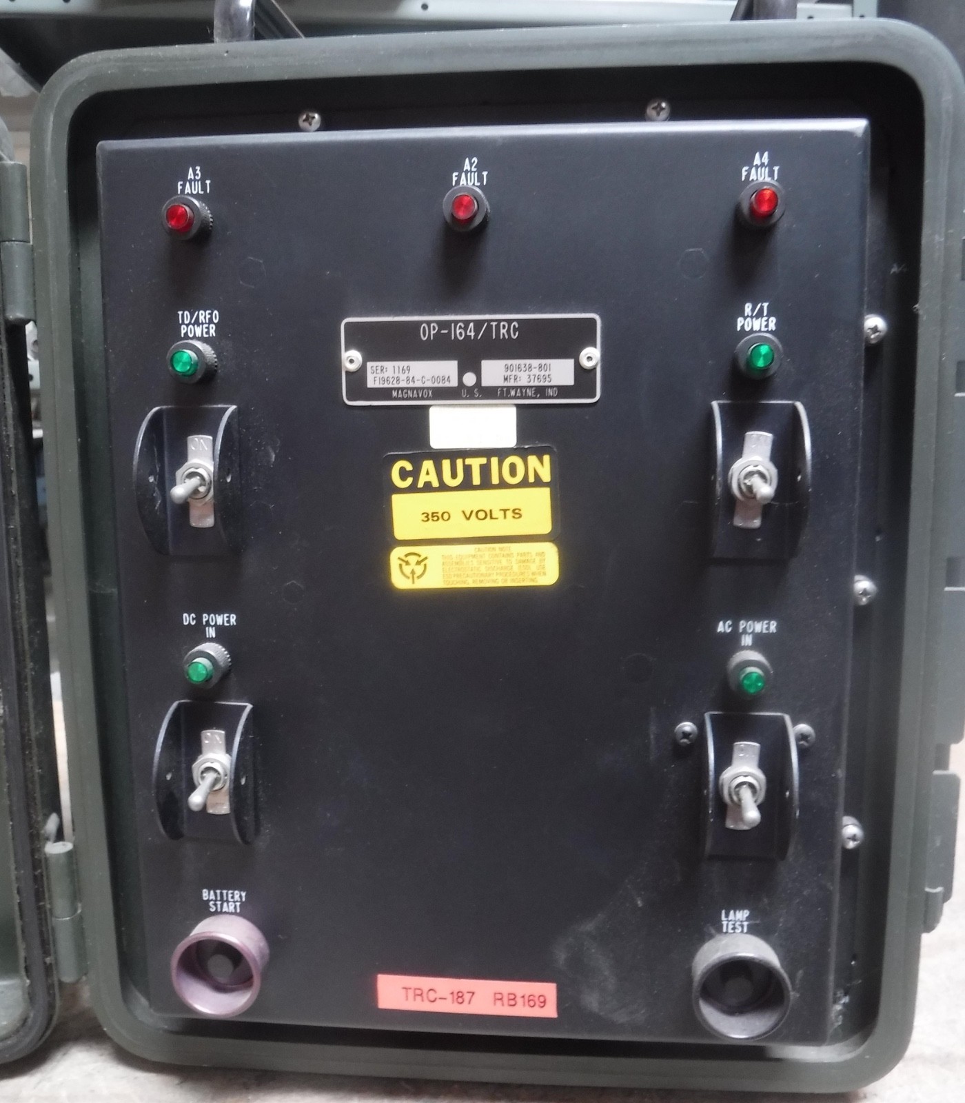 AN/TRC-187  POWER SUPPLY AND  TIME BASE   FREE SHIPPING