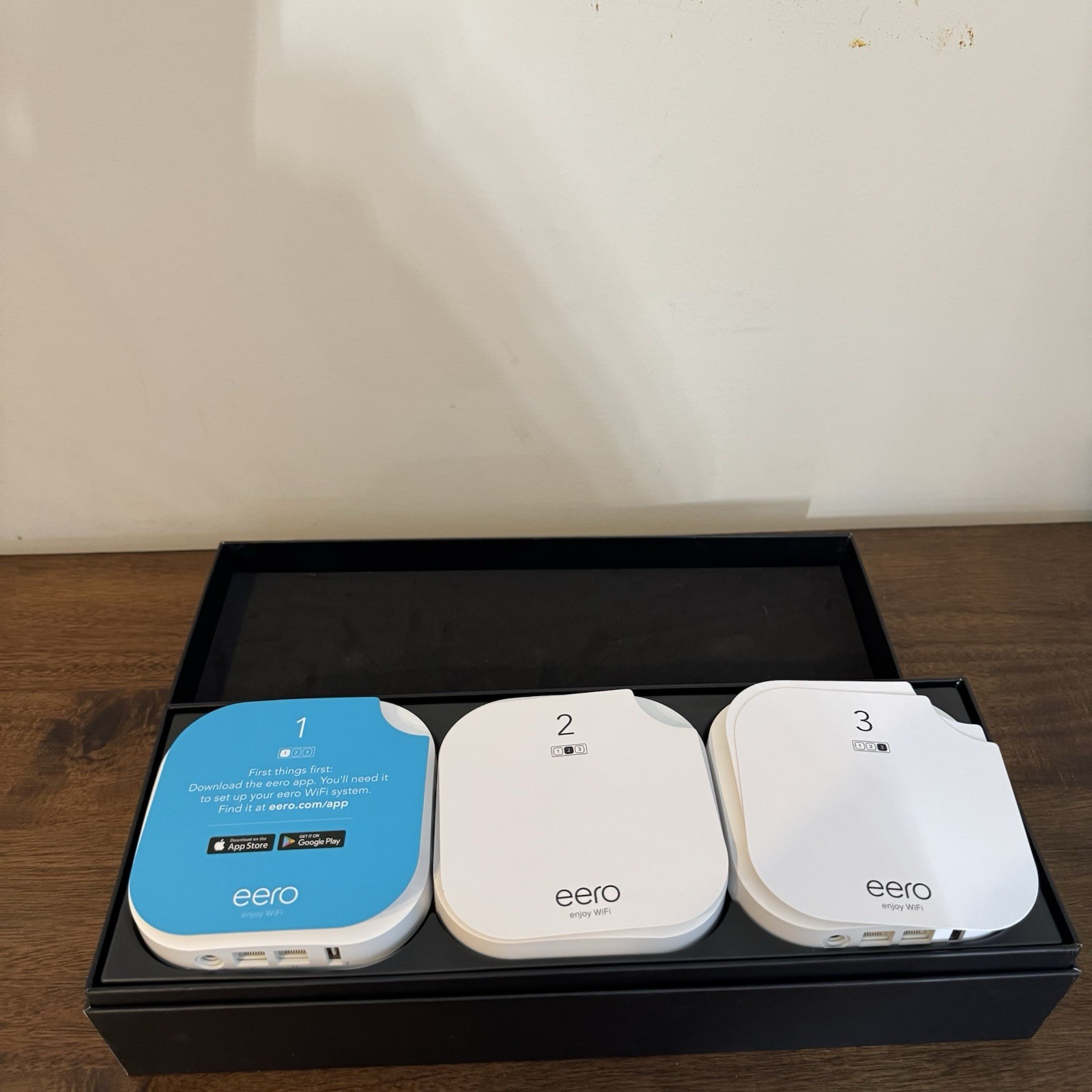 Eero A010301 AC Whole Home Wi-Fi System 3-Pack White multiple access points