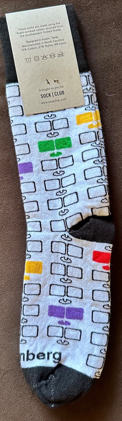Bloomberg environmentally friendly water bottle & Bloomberg terminal socks