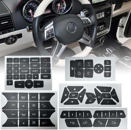 Dash Button Repair Kit for Mercedes C Class CLS C218 SLK GLK350  Size: model 2