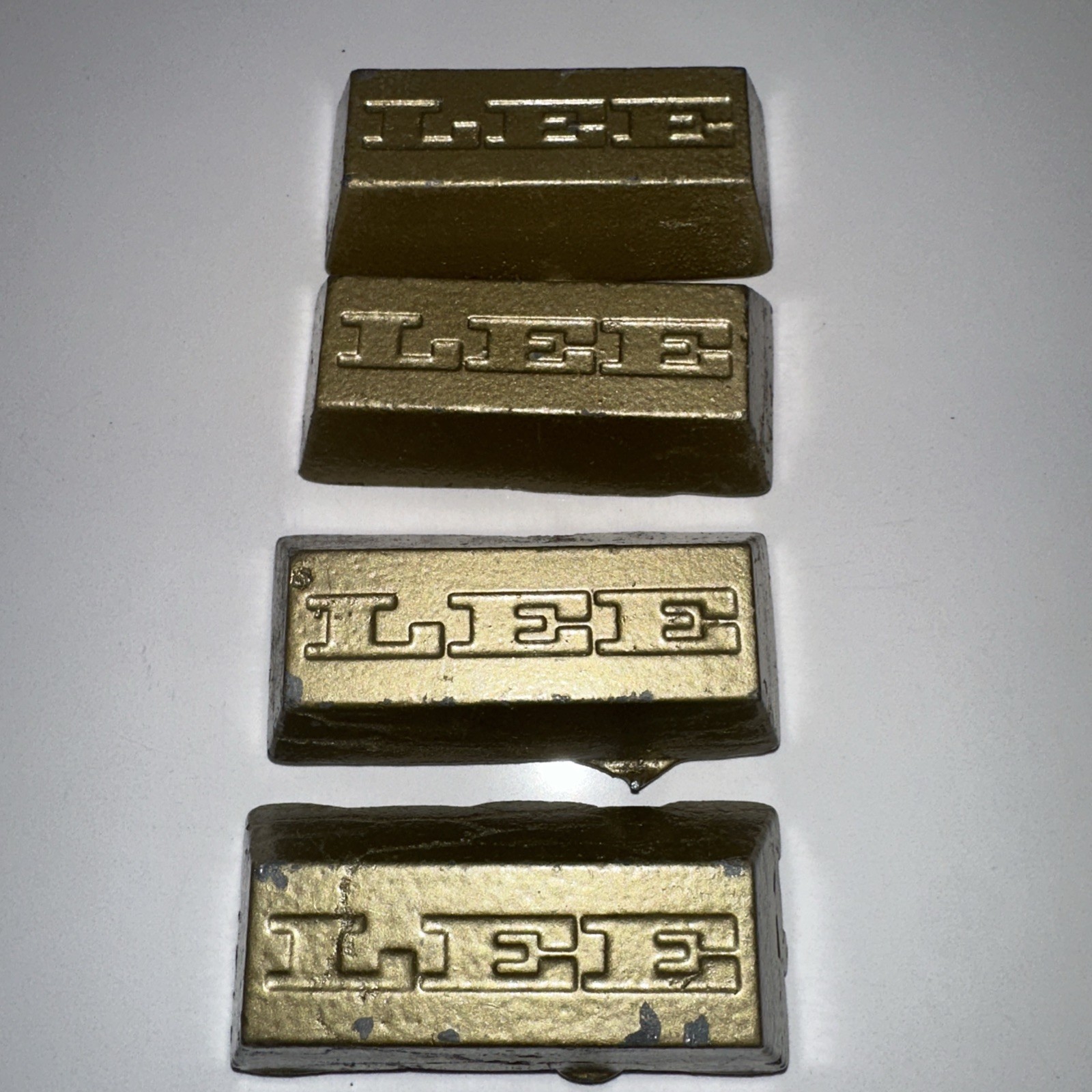99% PURE SOFT LEAD INGOTS  Lot Of 4*