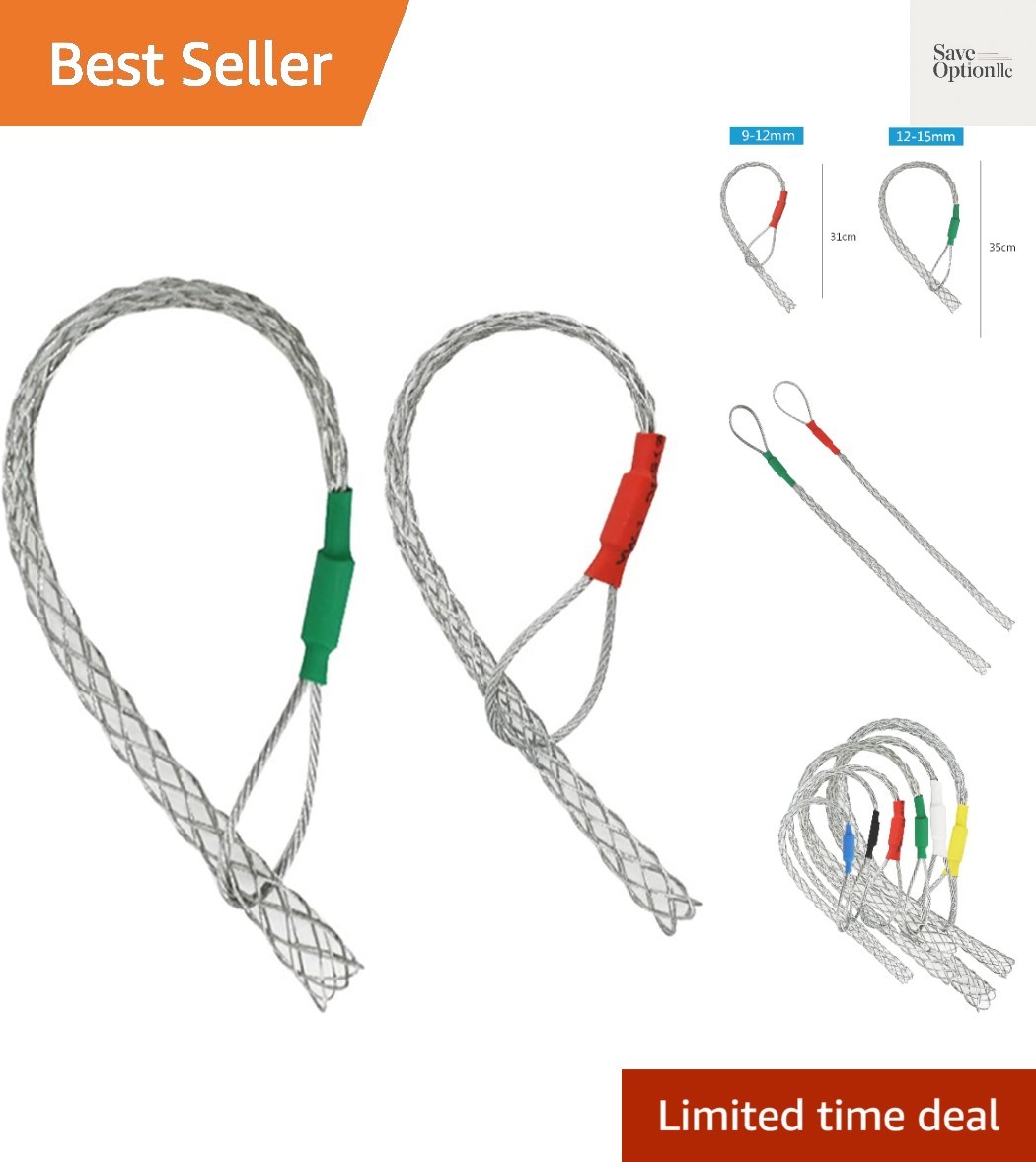 Metal Cable Puller Socks Cable Puller Wire Grip Cable Pipe Conduit Puller Wir...