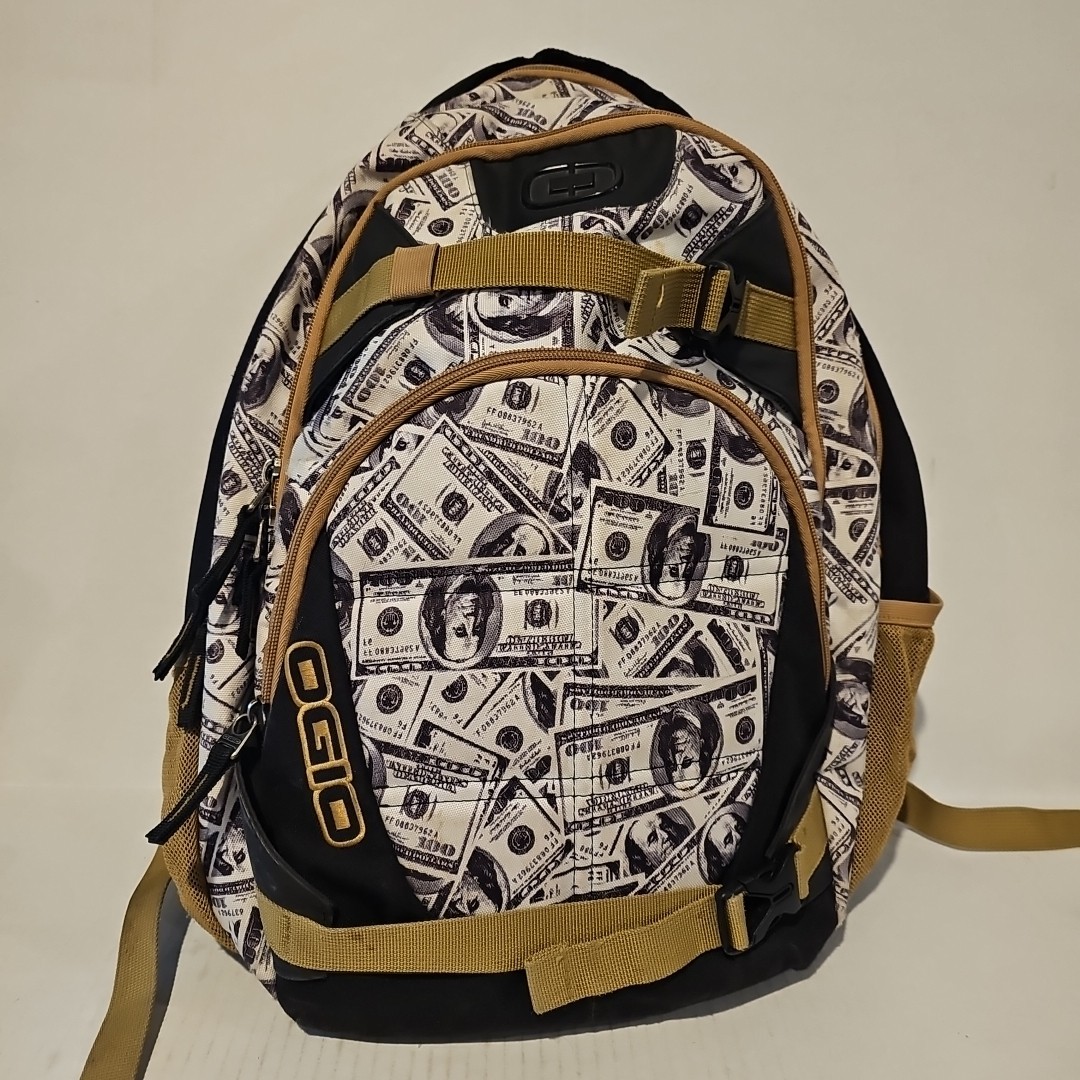 Ogio Rebel 15 Backpack Laptop Tablet Organizer Sleeve Adjustable money aop