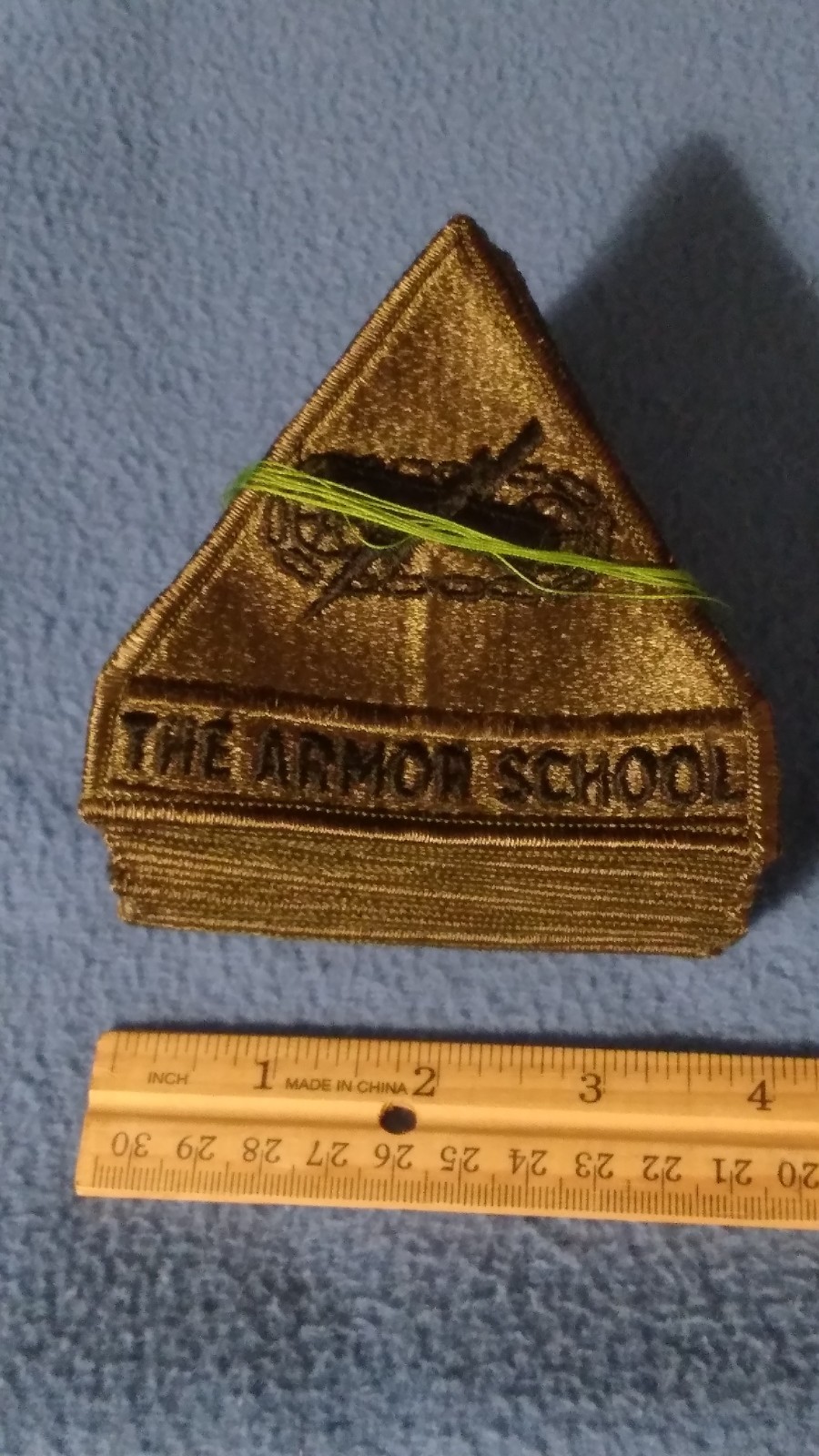 BUNDLE OF 20 VIETNAM ERA SUBDUED - THE ARMOR SCHOOL PATCHES - NEW 5/70