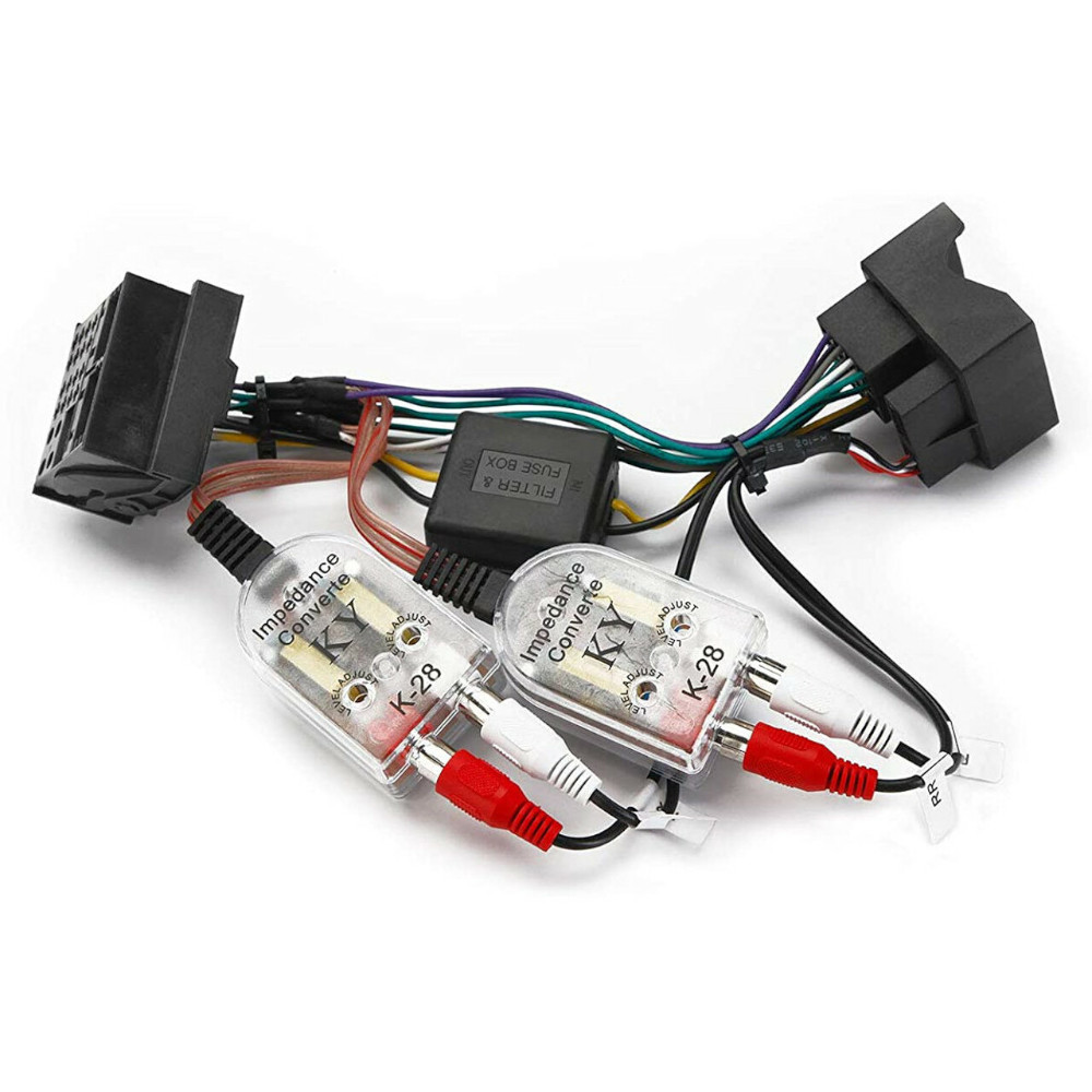 Audio Adapter for Audi A3 S3 A4 S4 TT Ground Loop Insulator Bose Active Rear Sub