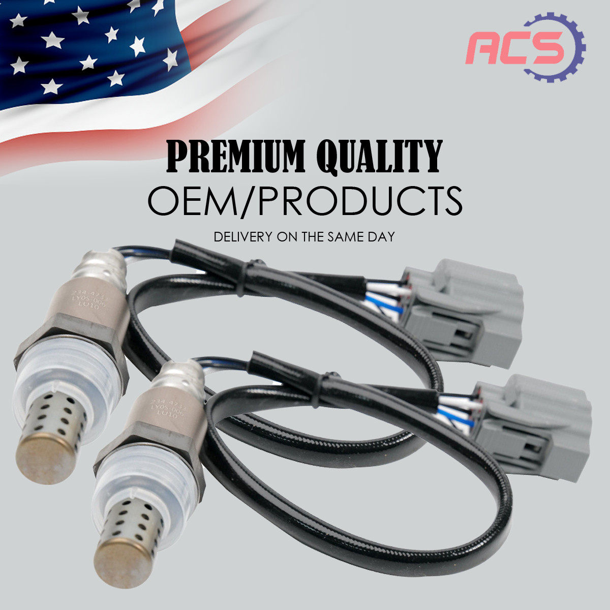 2PCS Oxygen O2 Sensor For 2003-2011 Honda Element Downstream L4 2.4L 1.7L D17A1