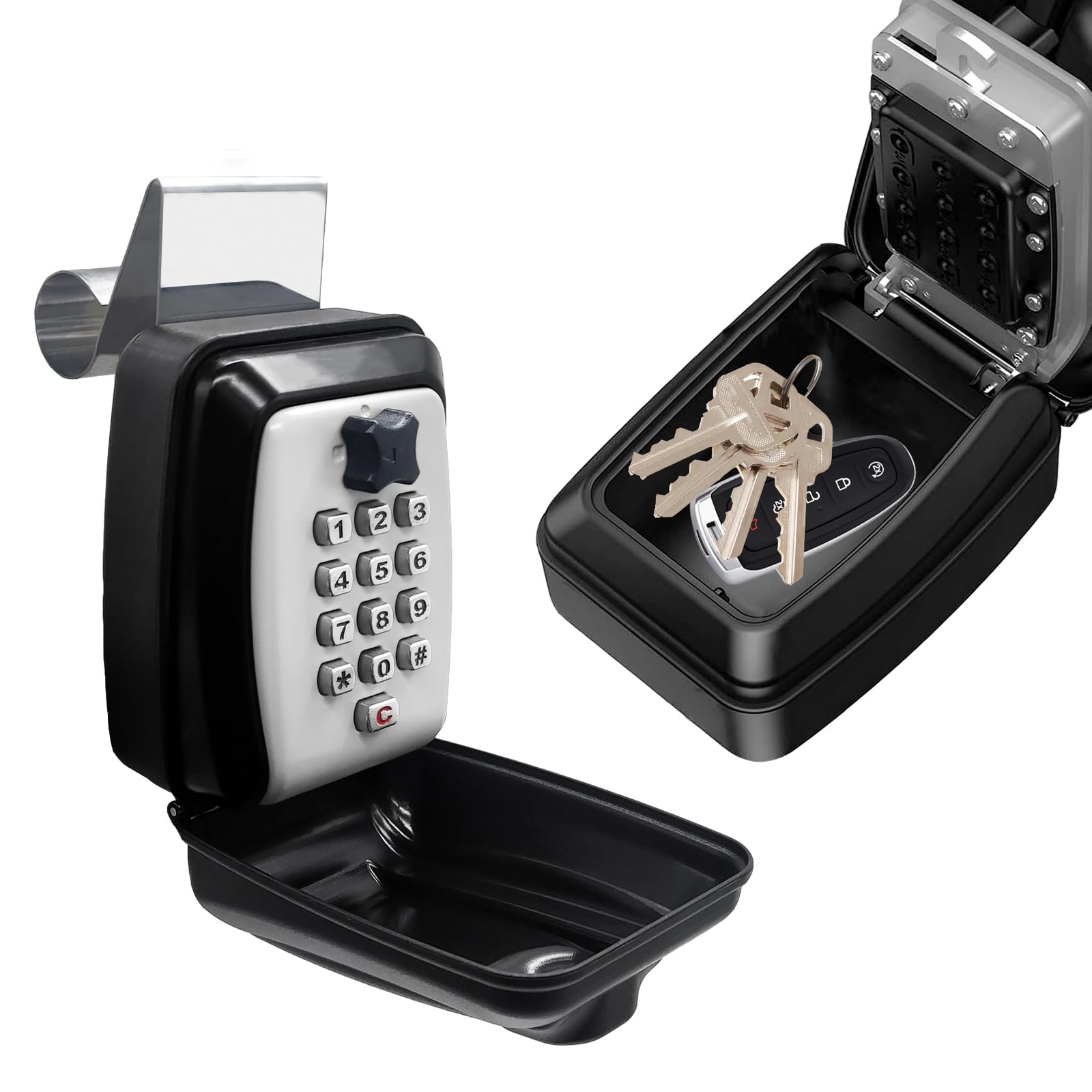 2025 Upgrade SL-591 Car Window Lock Box for Turo Car Key Lock Box Car Window ...