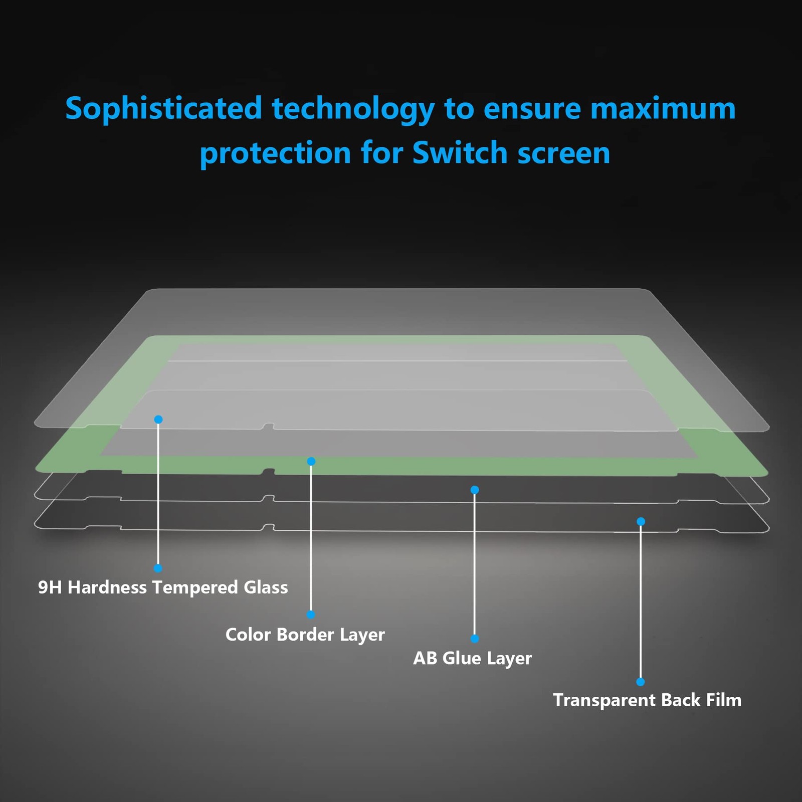 switch protective film matcha green