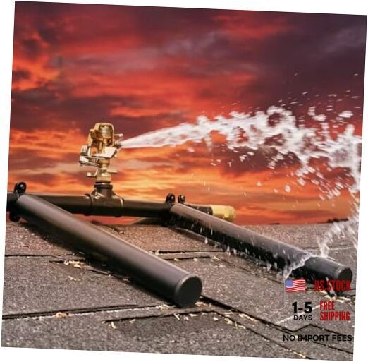 Roof Sprinkler System for Wildfire Defense – Roof Top Roof Sprinkler on Rack