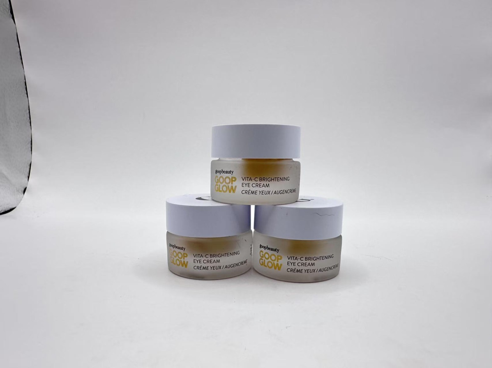 LOT OF 3 GOOP BEAUTY VITA-C BRIGHTENING EYE CREAM 5ML/0.17OZ*3 UNBOX