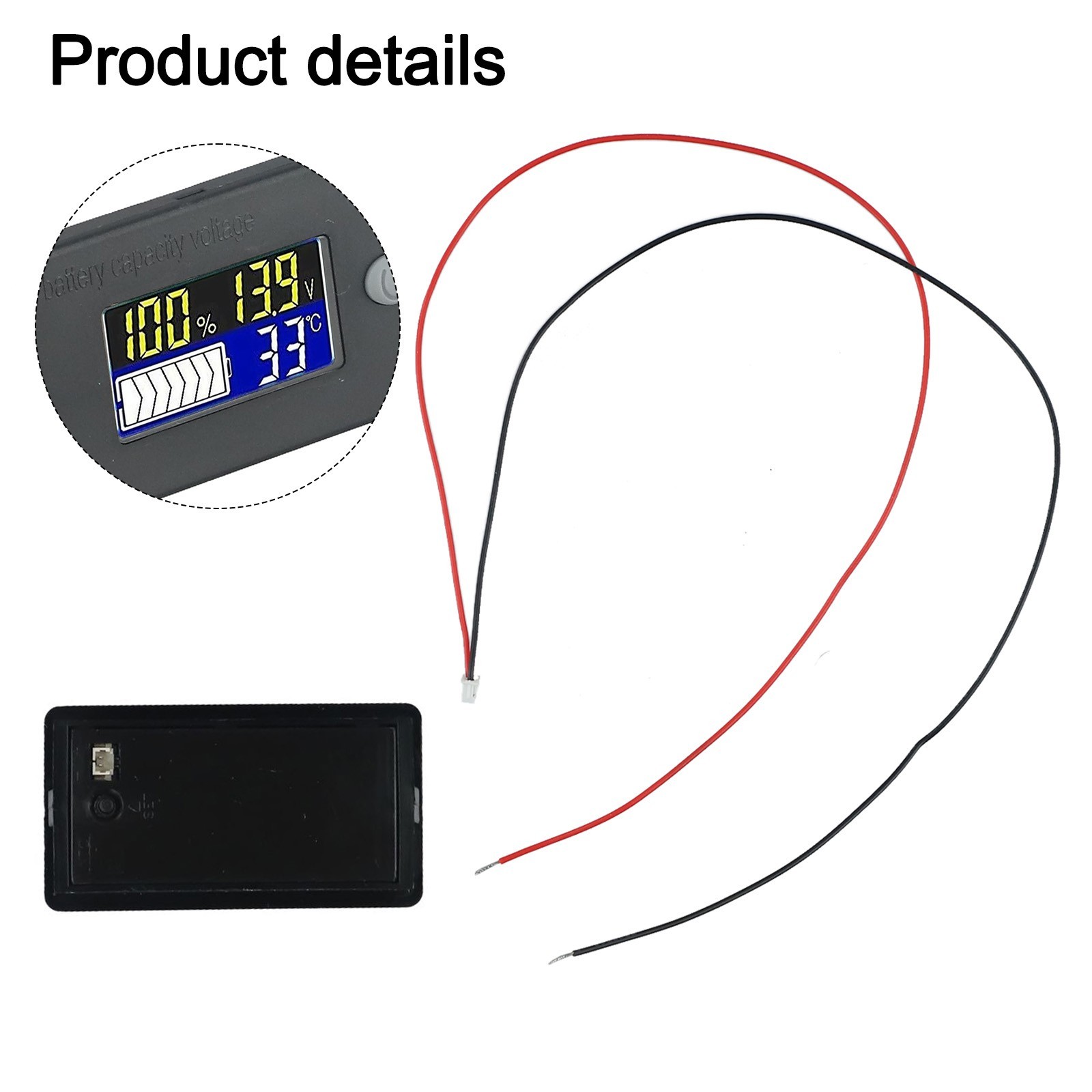 Digital Display Battery Meter User-friendly Interface Multifunctional Display