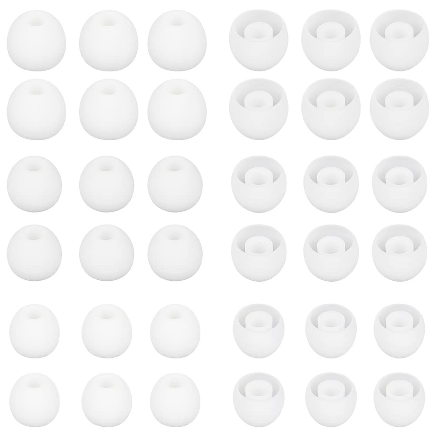 18 Pairs Silicone Ear Tips Replacement Earbud Tips for in- Ear Headphones Ear...