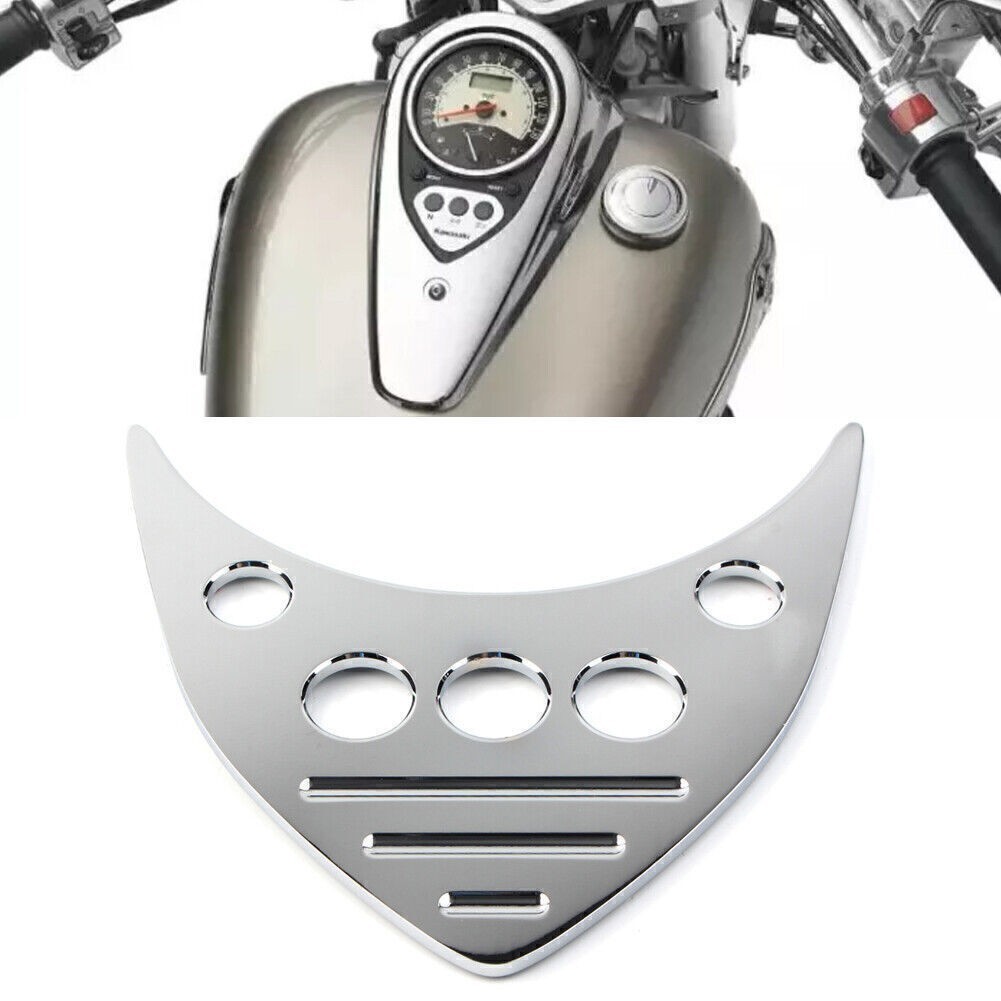 CNC Dashboard Panel Cover Chrome For Kawasaki VN900 Classic/LT  2006-2021 Custom