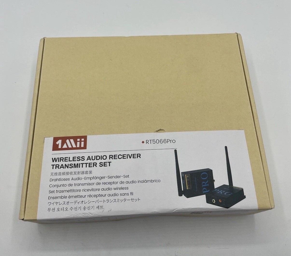 1Mii 2.4GHz RT5066PRO Wireless Audio Transmitter and Receiver Set