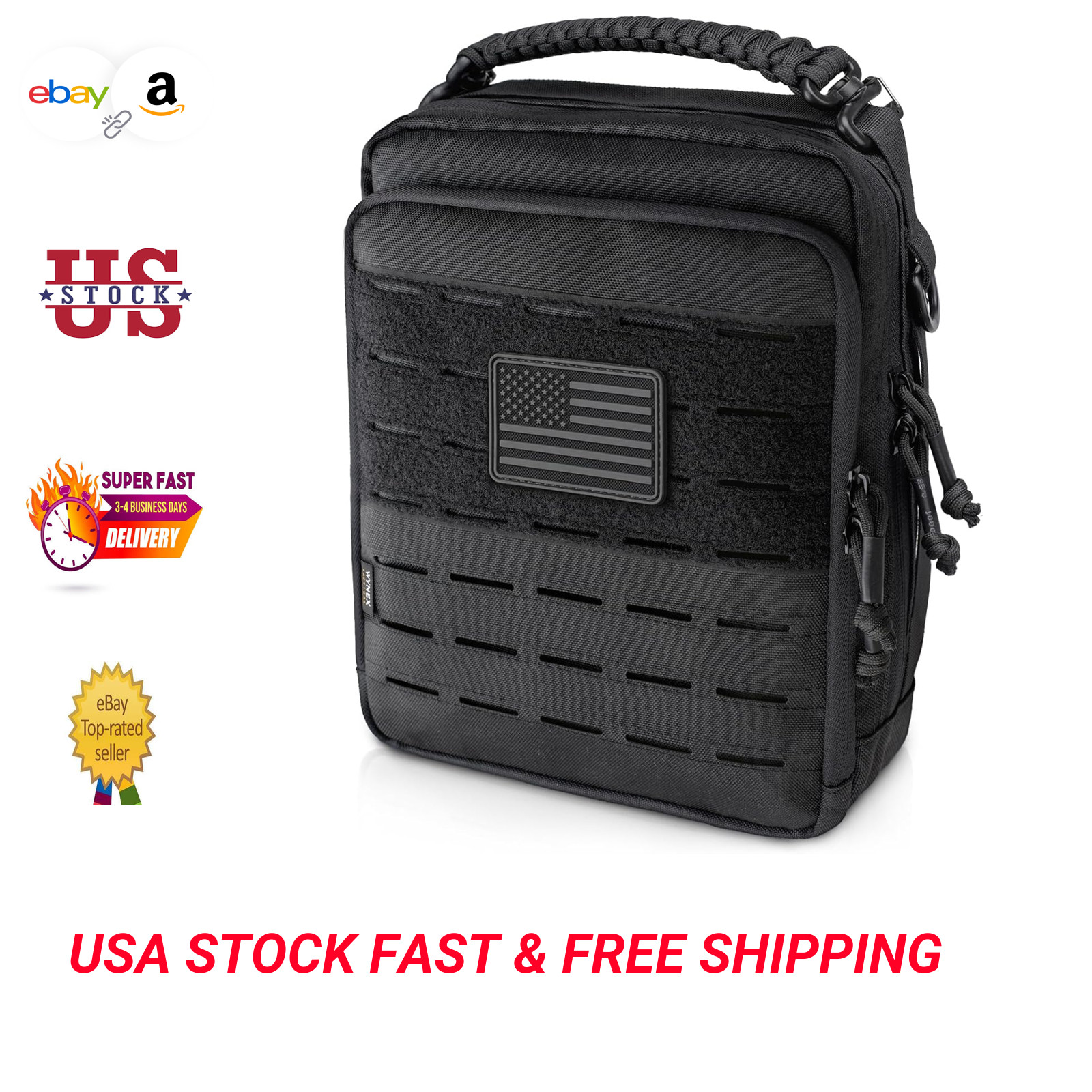 Tactical Molle Admin Pouch Nylon Utility Organizer with Large Capacity and