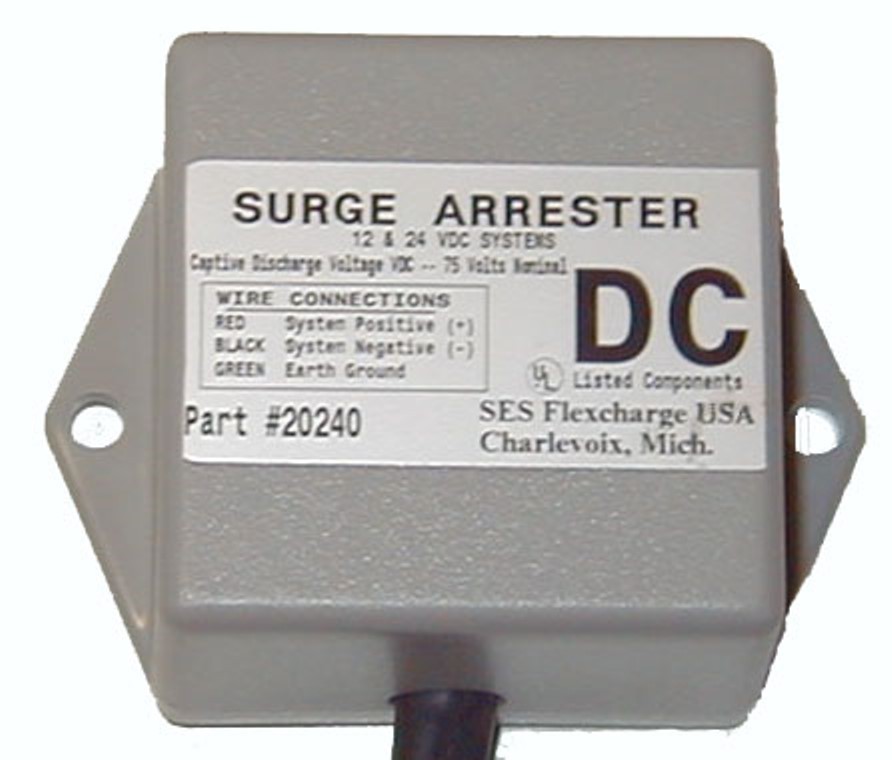 Flexcharge SA1224DC Surge Arrester 12-24 Volts DC Surge Protection