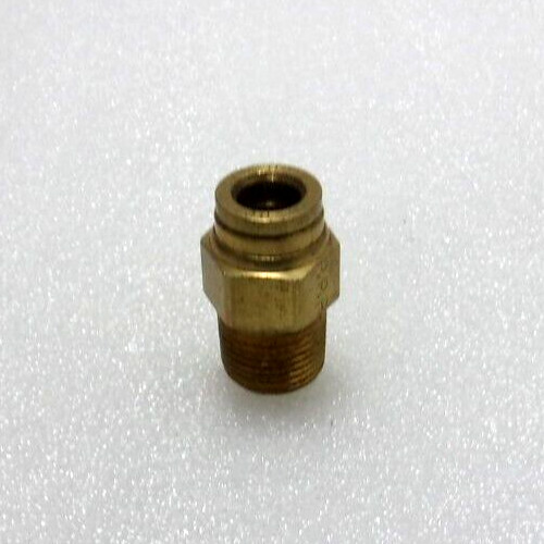 Parker 3/8" Tube x 3/8" Male NPT Brass Push-to-Connect Air Brake Connector