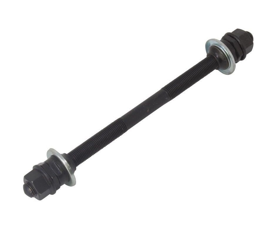 PRO+ Bicycle Steel Rear Hub Axle 3/8" 175mm Long Black
