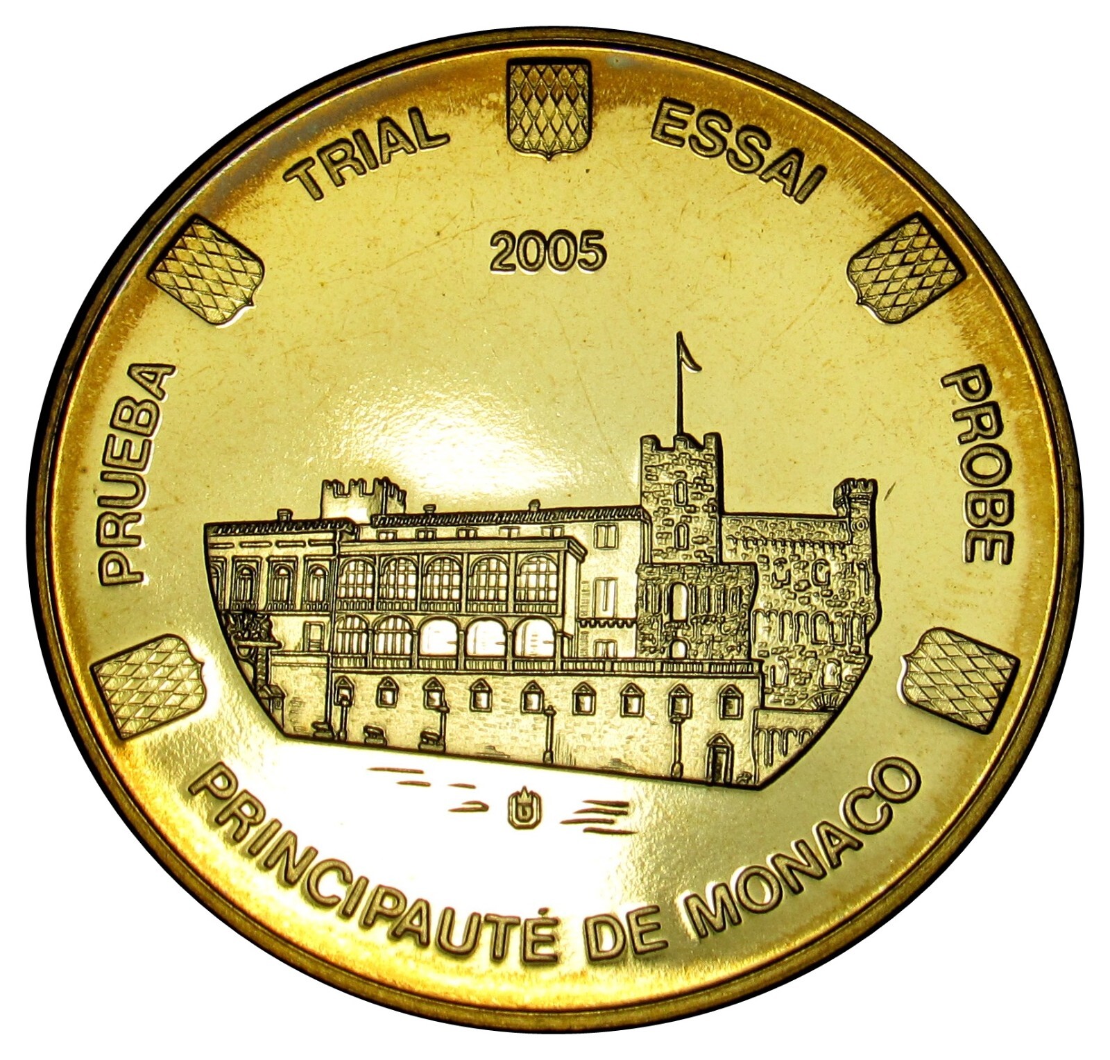 Monaco 50 Euro Cents Fantasy Probe Trial Essai coin 2005