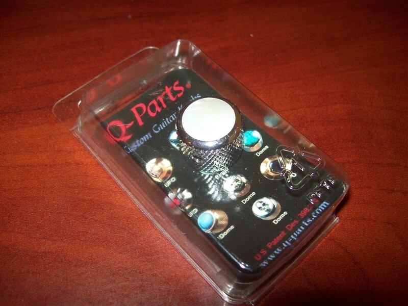 NEW - Q-Parts Dome Knob - MOTHER OF PEARL ON CHROME, KCD-0023