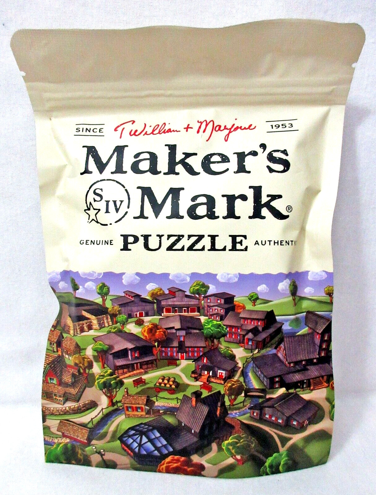 MAKER'S MARK Distillery Jigsaw Puzzle Kentucky Bourbon Whisky 2021 New in Pkg