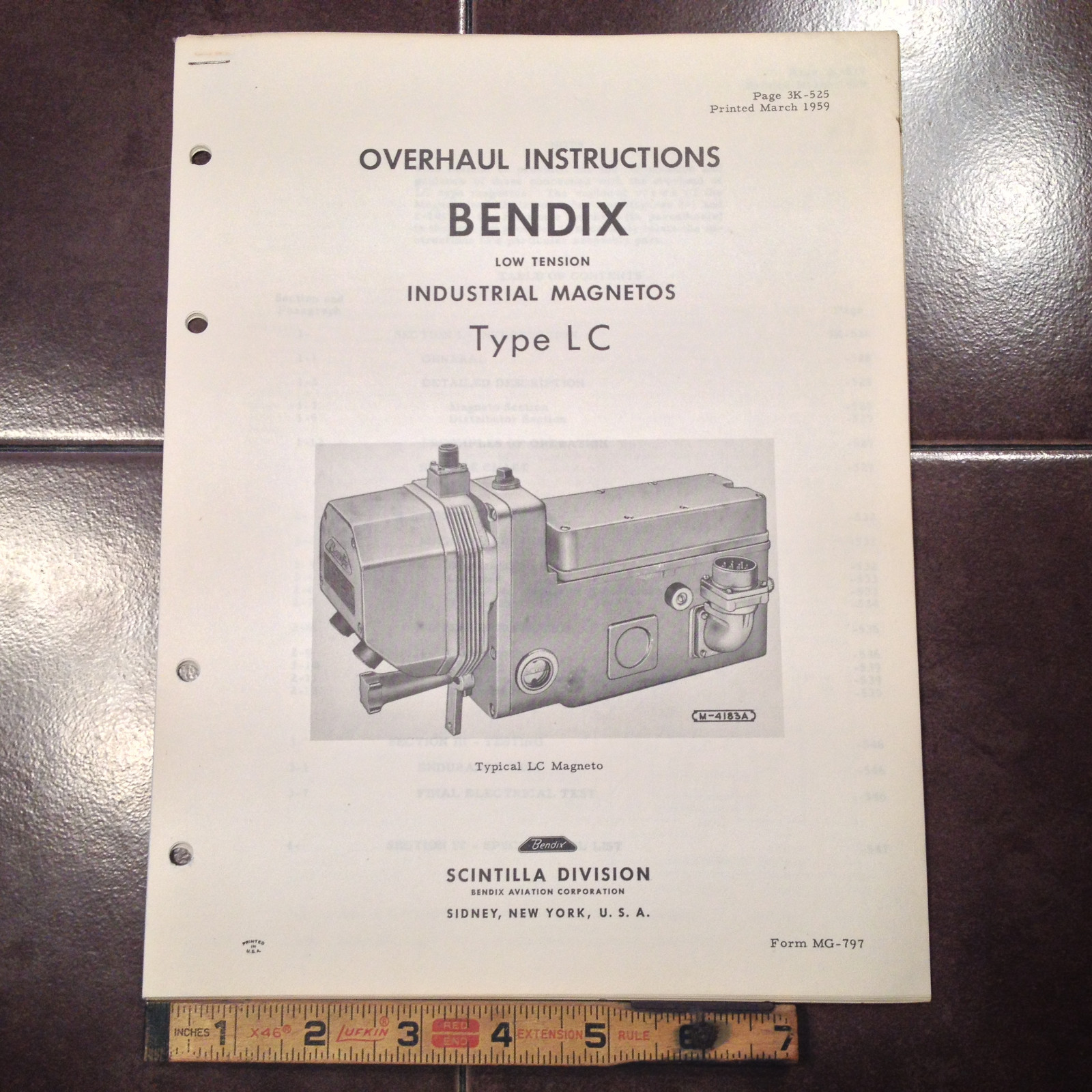 Bendix LC Magnetos Overhaul Manual