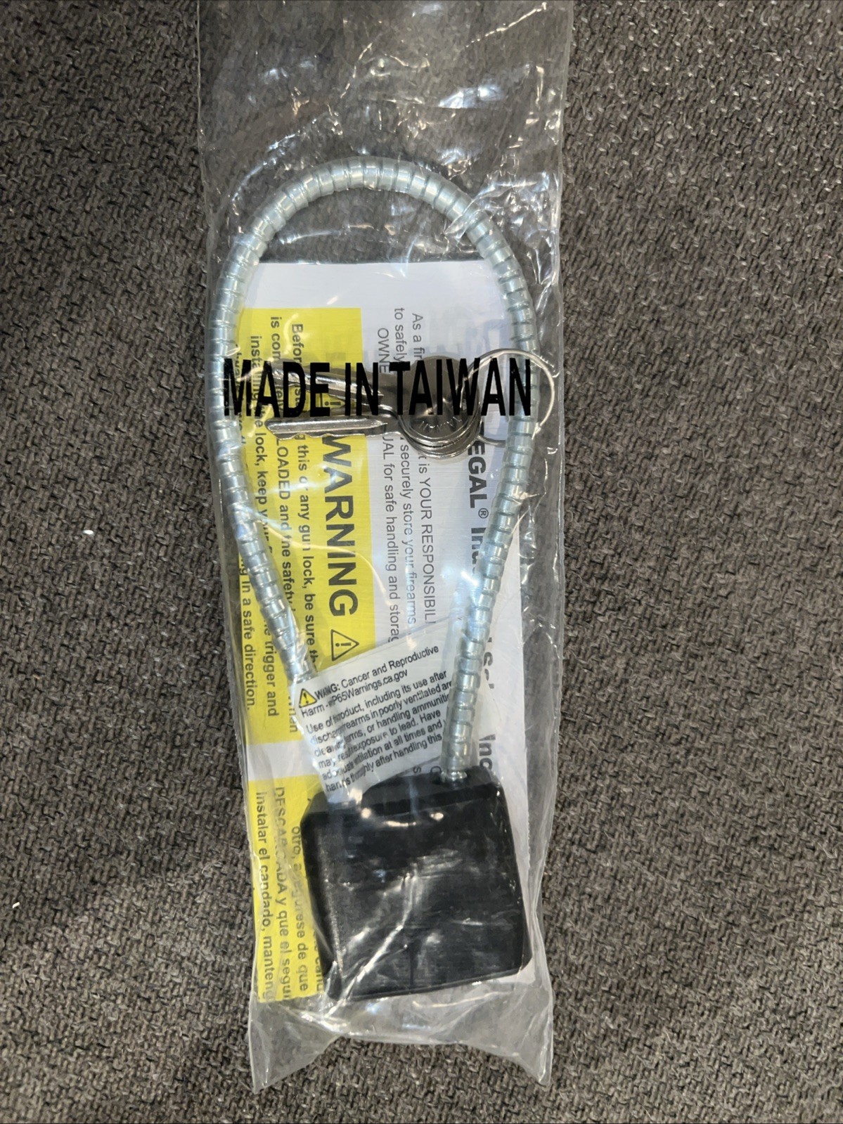 Regal RX7SC Gun Lock With 2 Keys NIP