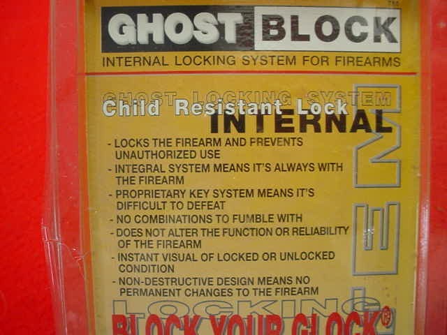 Amadini Custom- Ghost Black- Child Resistant Lock for Glock C models- New