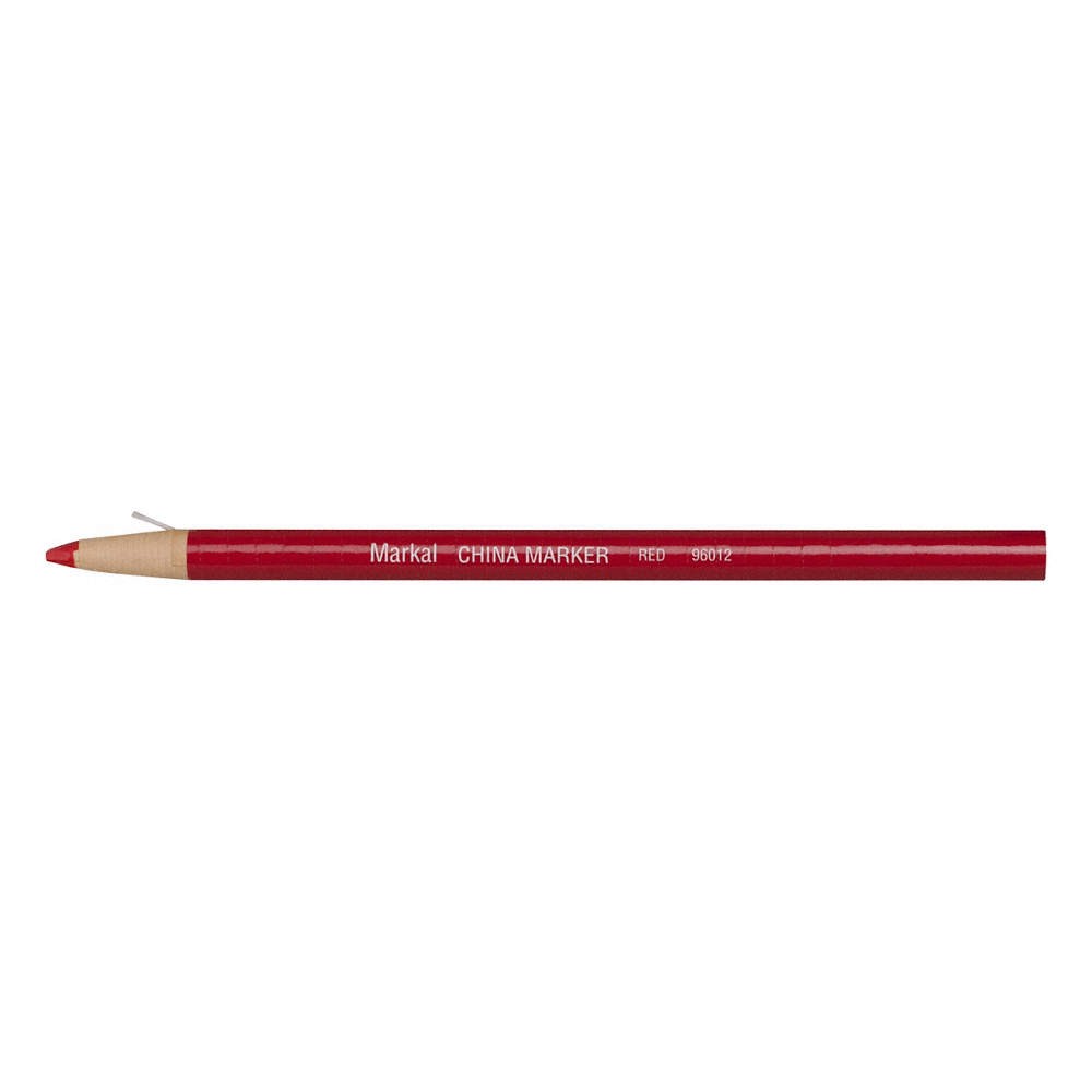 MARKAL 96012 China Marker,Waterproof,Red 41MW27