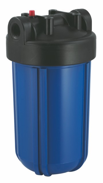 10" Big Blue Water Filter Housing/Canister Sump 1" NPT Pressure Relief Button