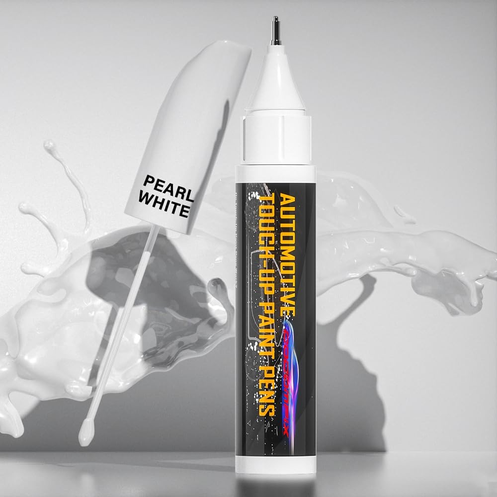 Pearl White Car Paint Touch Up, 0.5 Fl Oz (Pack of 1), No. 03