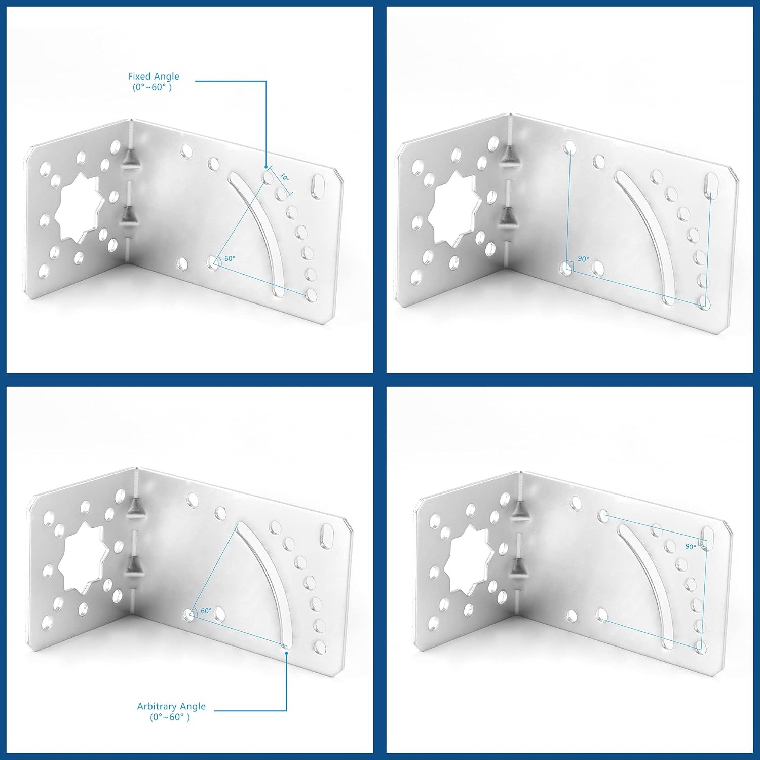 Pole Mount Bracket L Mounting to Wall Hardware Accessories for LPDA...