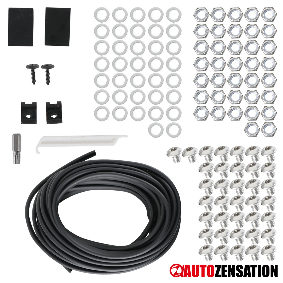Fit 2019-2024 Dodge Ram 2500 3500 Textured Bolt-On Pocket Rivet Fender Flares