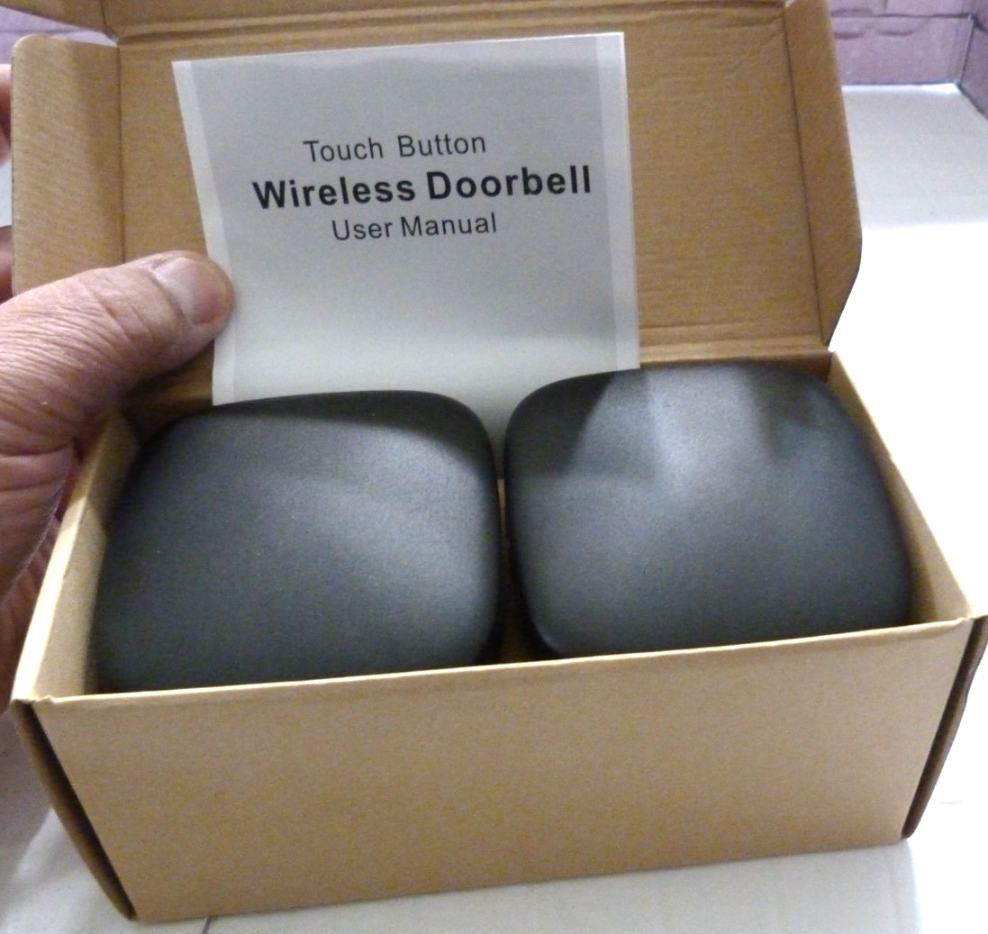 Doorbell with 2 receivers St Sado Tech .com Wireless