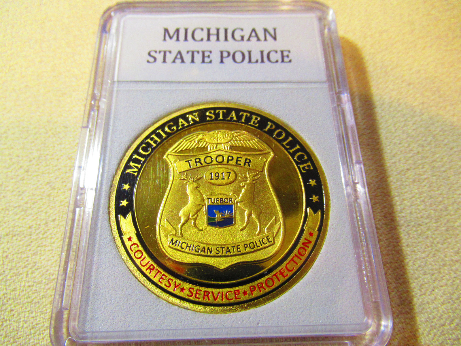 MICHIGAN STATE POLICE Challenge Coin