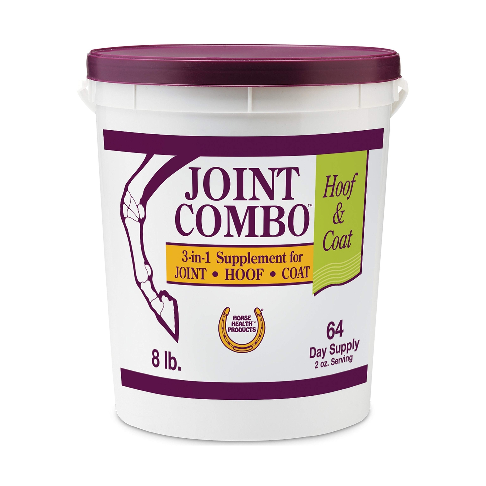 Horse Health Joint Combo Hoof & Coat, Convenient 3-in-1 horse joint supplemen...