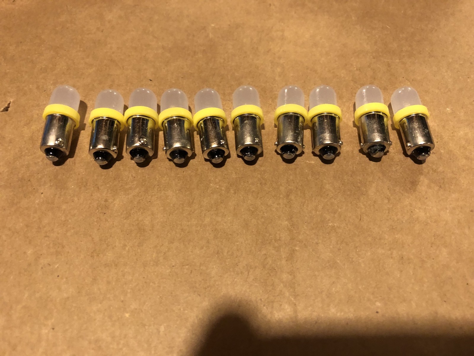 44 Or 47 Yellow LED Pinball Machine Lamps. 10 Lamps Free Shipping US