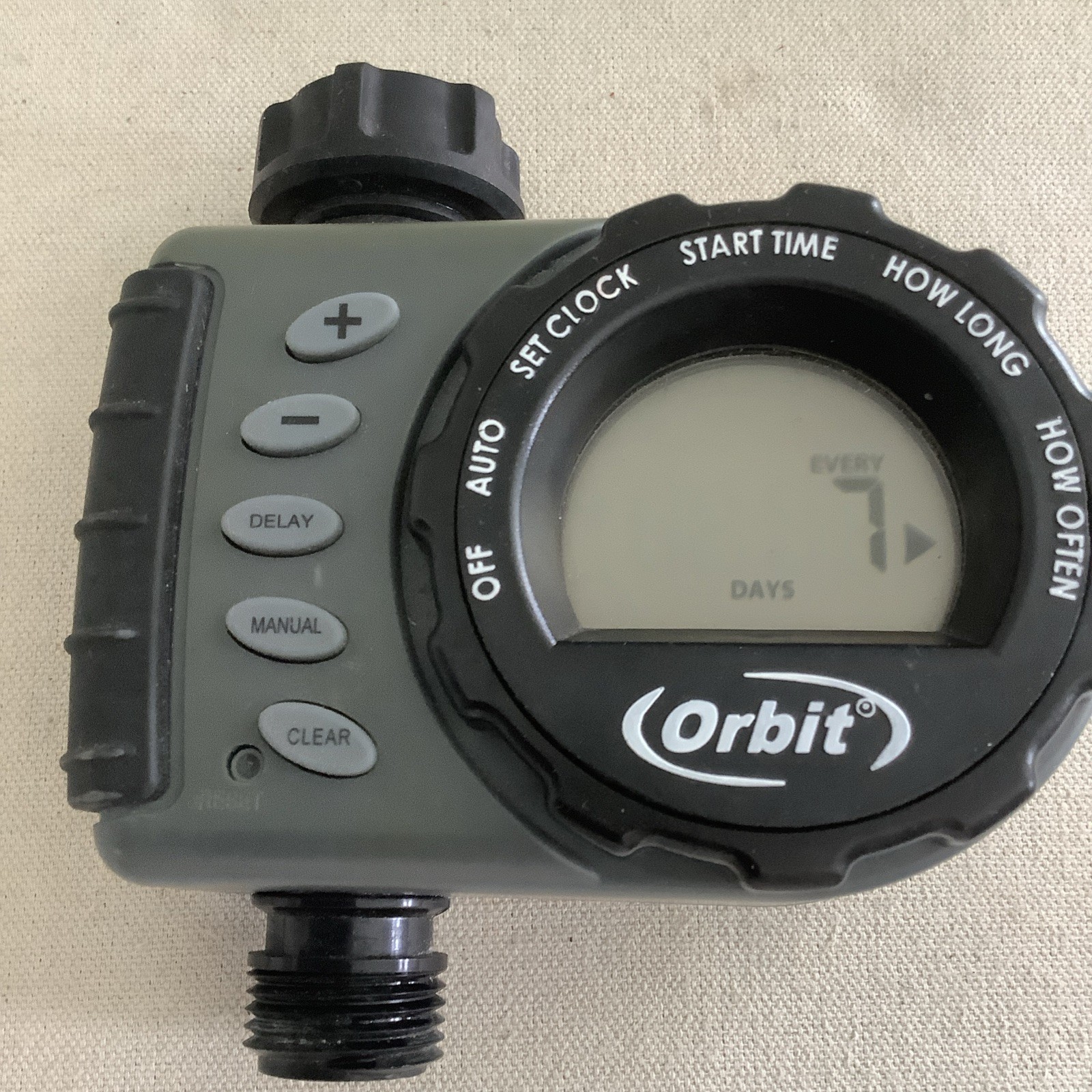 Orbit Programmable 24600 Lawn Garden Automatic Aqua Water Timer Digital 1 Hose