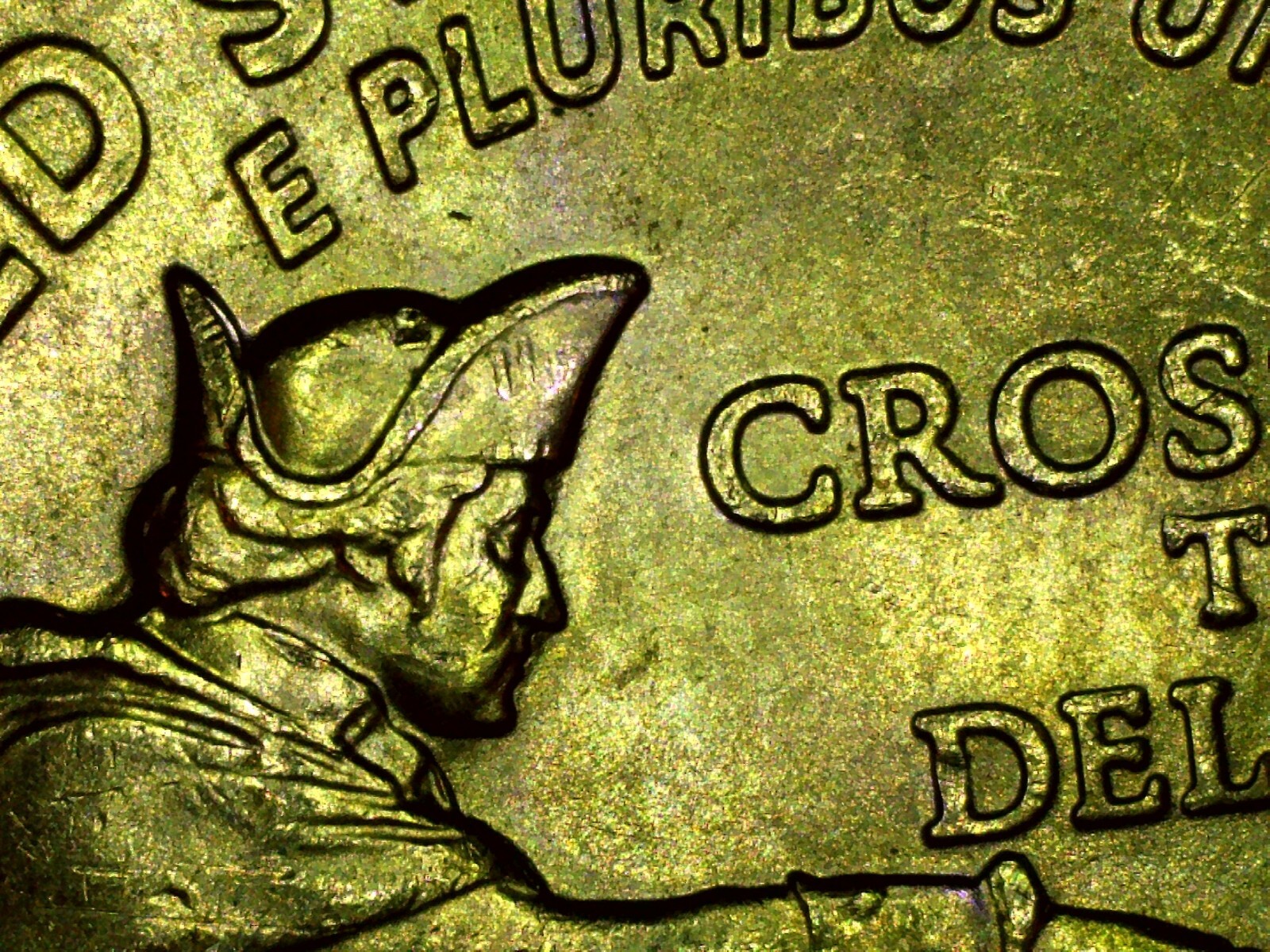 2021-P Crossing The Delaware Die Error #0022