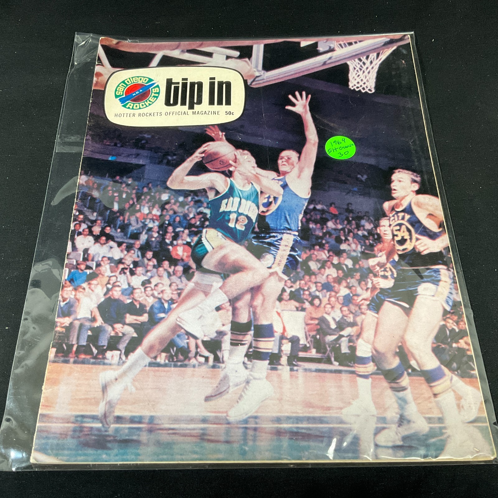 SAN DIEGO ROCKETS PROGRAM OFFICIAL MAGAZINE TIP IN NBA BASKETBALL Rick Adelman