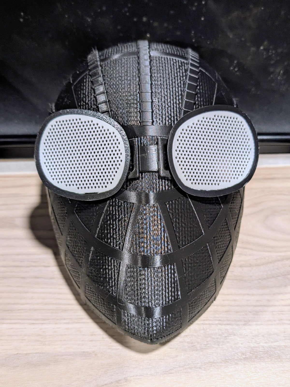 Spider Noir Helmet Mask Cosplay Prop Wearable or Display 3d Printed