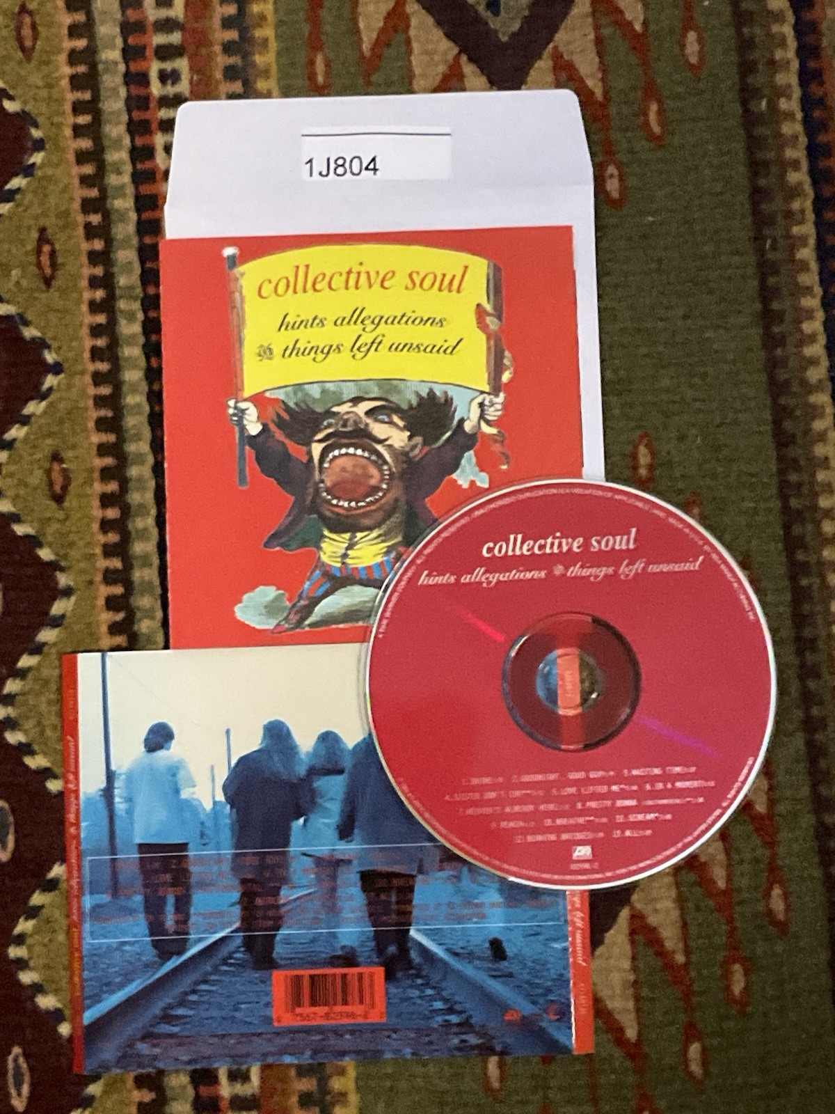 Collective SOUL :  Hints Allegations and Things Left Unsaid NO CASE #1J804