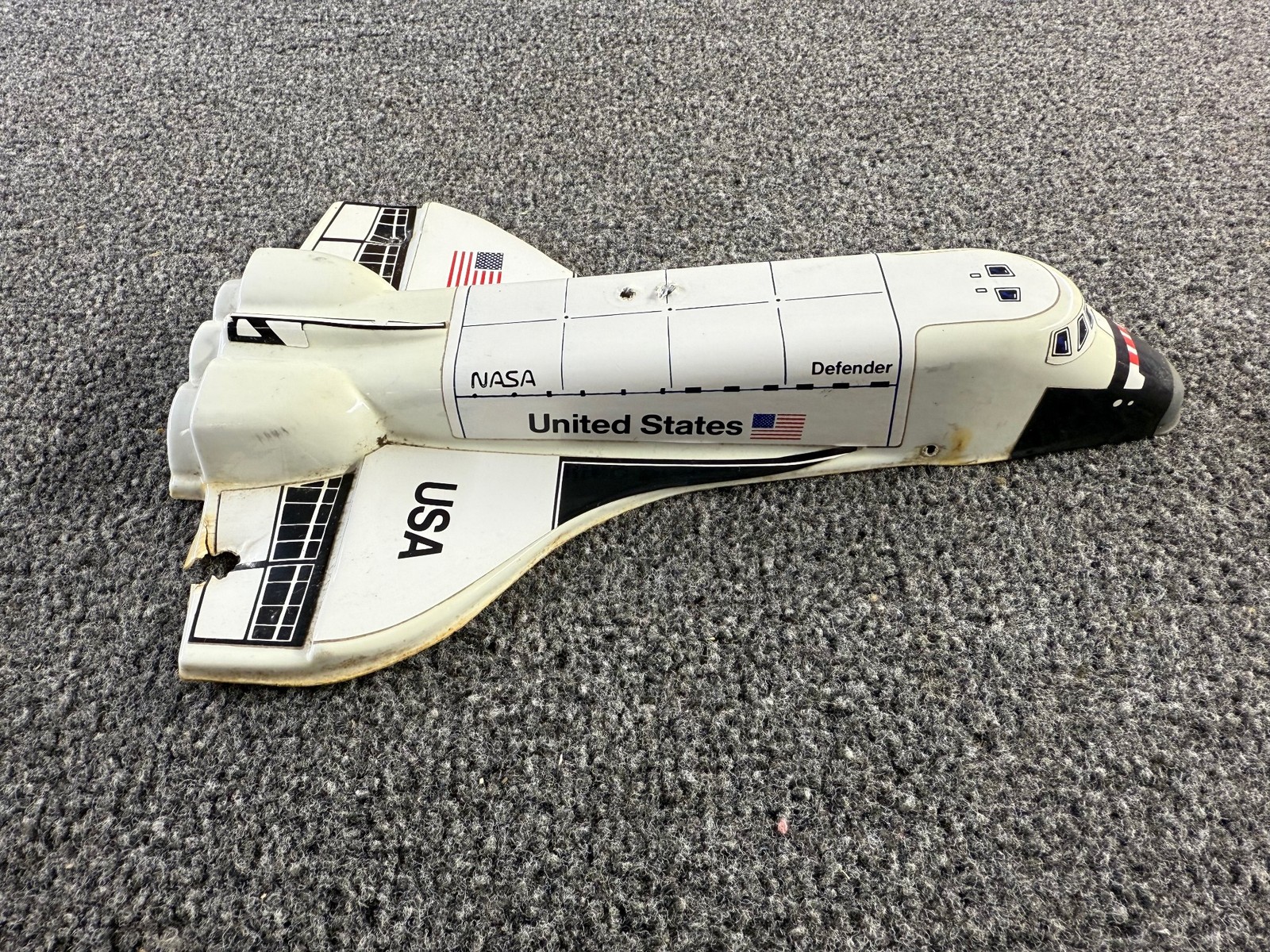 Williams Space Shuttle Pinball Machine Playfield Plastic Model 03-7924 ORIGINAL