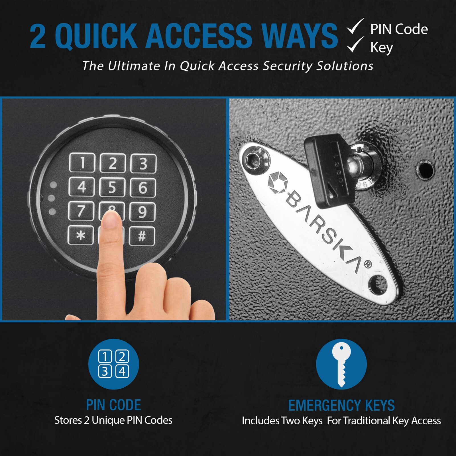 Barska 1.45 Cu. ft Digital Keypad Security Safe AX13098